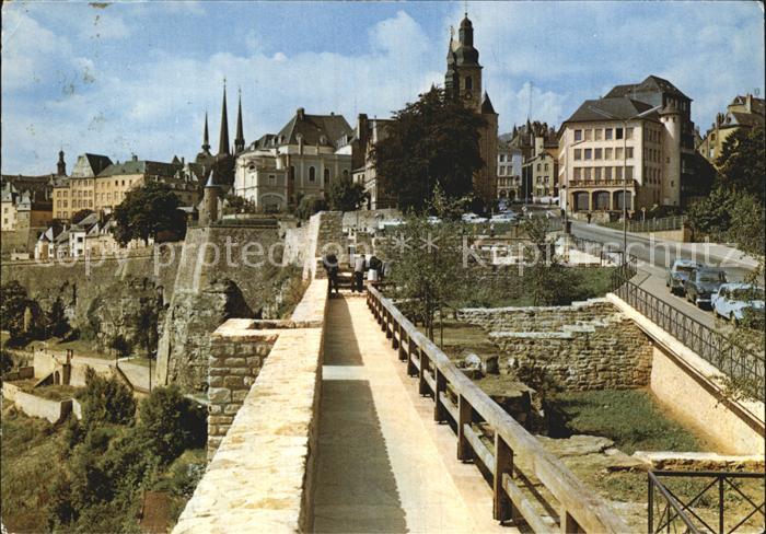 LUXEMBOURG  Luxemburg Vestiges des Rochers du Bock