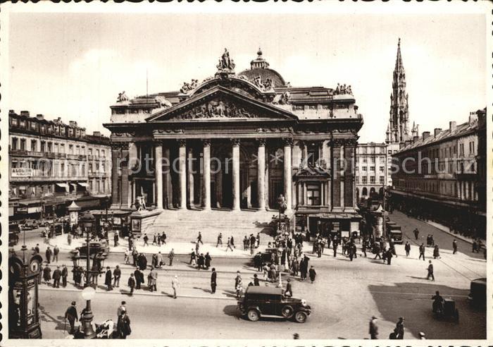 Bruxelles Bruessel La Bourse