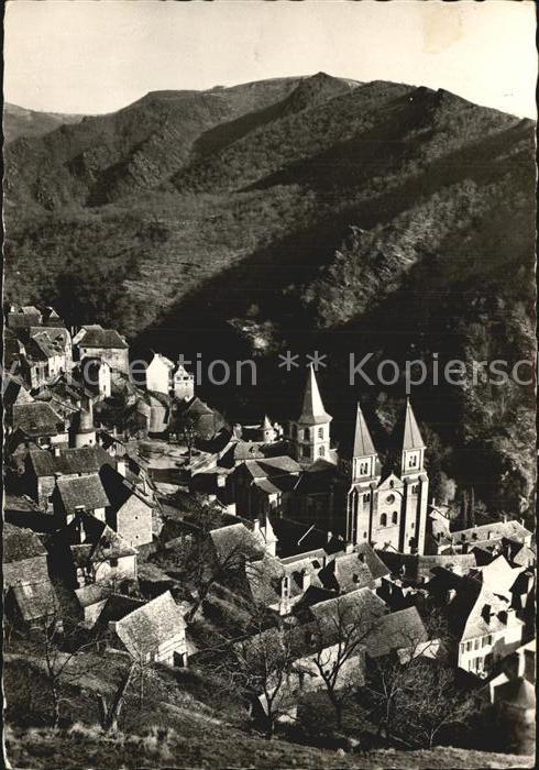 Conques en Rouergue Pyrenees Region Gorges de L Ouche