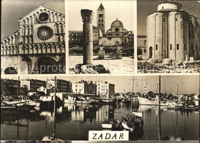Zadar Zadra Zara Hafen Kirchen