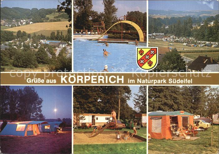 Koerperich Eifel Camping Freibad Naturpark Suedeifel