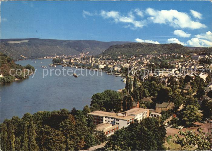 Boppard Rhein Fliegeraufnahme