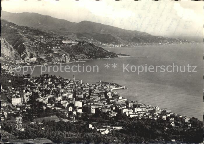 Menton Alpes Maritimes Fliegeraufnahme