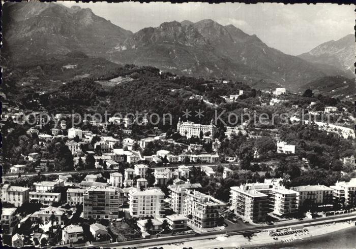 Menton Alpes Maritimes Fliegeraufnahme