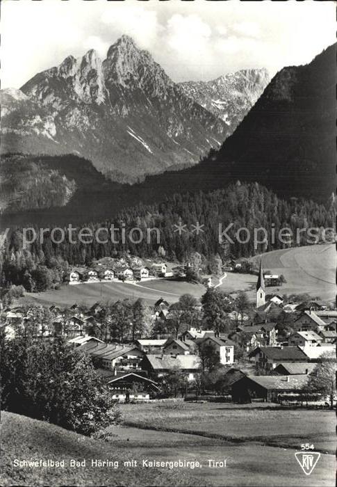 Bad Haering Tirol mit Kaisergebirge