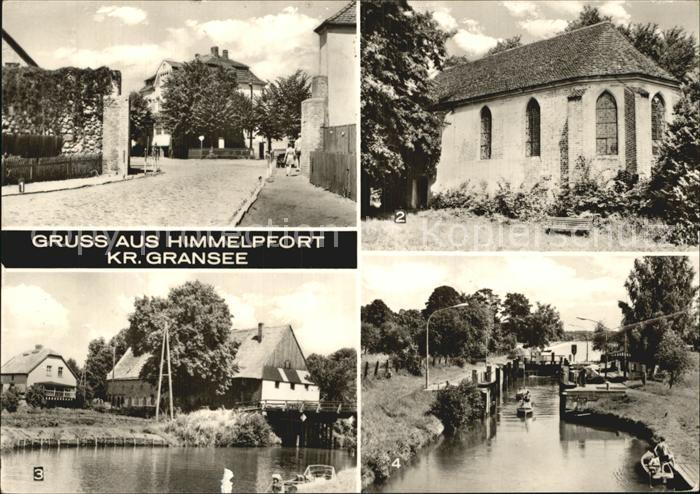 Himmelpfort Stadtmauer Klosterkirche Kanal Schleuse