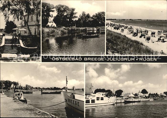 Breege Ruegen Juliusruh Strand Hafen