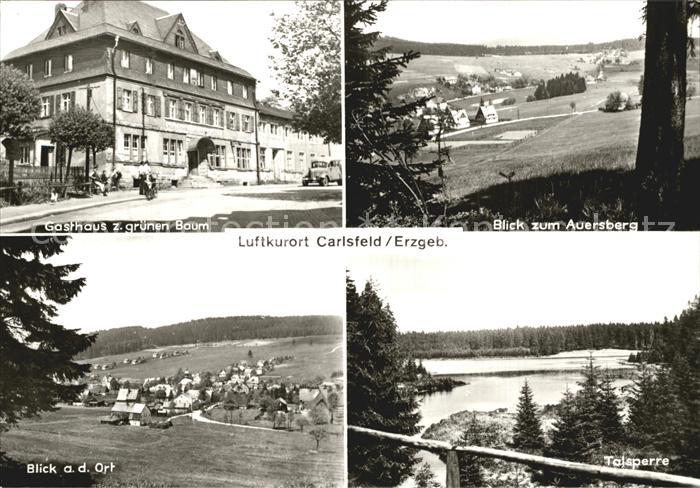 Carlsfeld Erzgebirge Auersberg Gasthaus zum gruenen Baum Talsperre