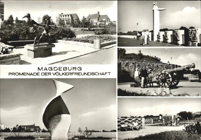 MAGDEBURG  CITY Promenade der Voelkerfreundschaft