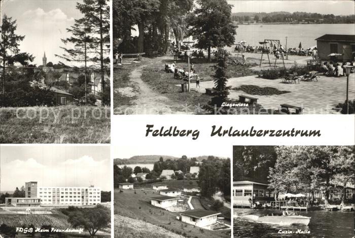 Feldberg Mecklenburg Strandbad Luzin-Halle Ferienheim Freundschaft