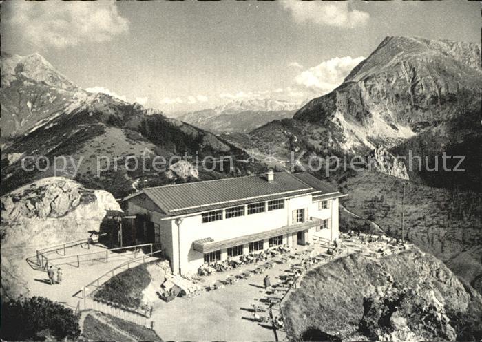 Jenner Berchtesgaden Jennerbahn Bergstation mit Schneibstein
