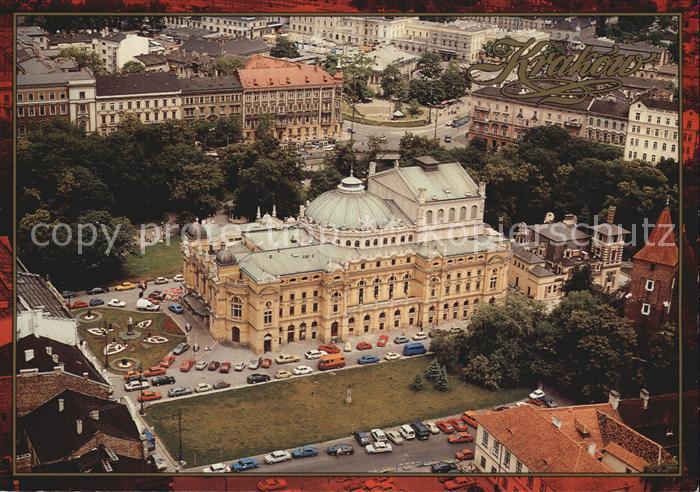 Krakow Krakau Fliegeraufnahme Teatr Miejski
