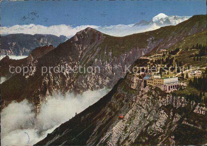 Bad Reichenhall Berghotel Predigtstuhl mit Seilbahn