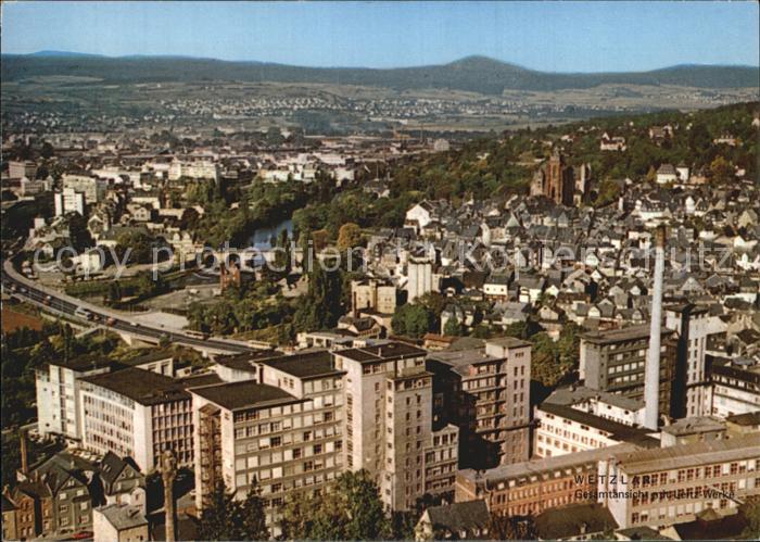 WETZLAR Lahn Hessen Fliegeraufnahme
