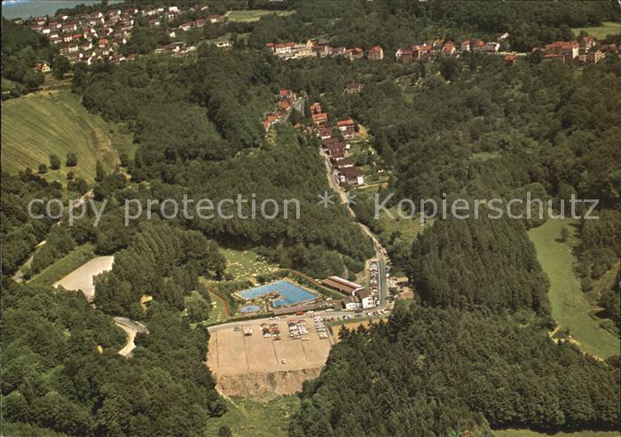 Lindenfels Odenwald Fliegeraufnahme mit Freibad