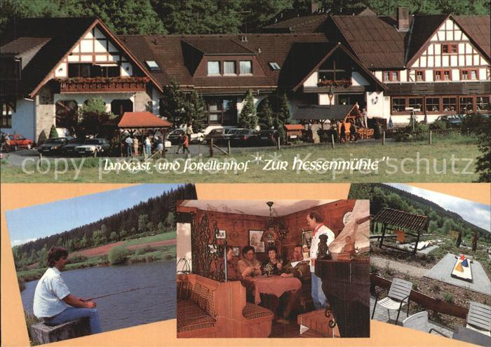 Kleinlueder Landgasthof Forellenhof Zur Hessenmuehle