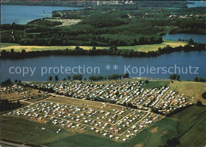 Ploen See Fliegeraufnahme Camping See