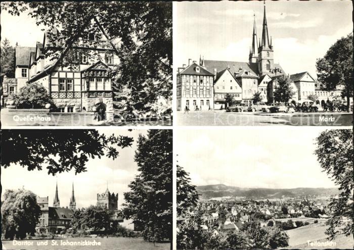 Saalfeld Saale Marktplatz Quellenhaus St. Johanniskirche
