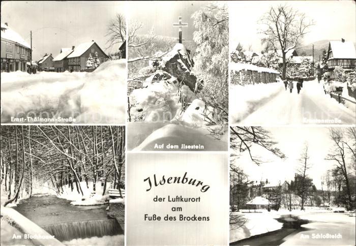 Ilsenburg Harz Schlossteich Ilsenstein Kroatenstrasse