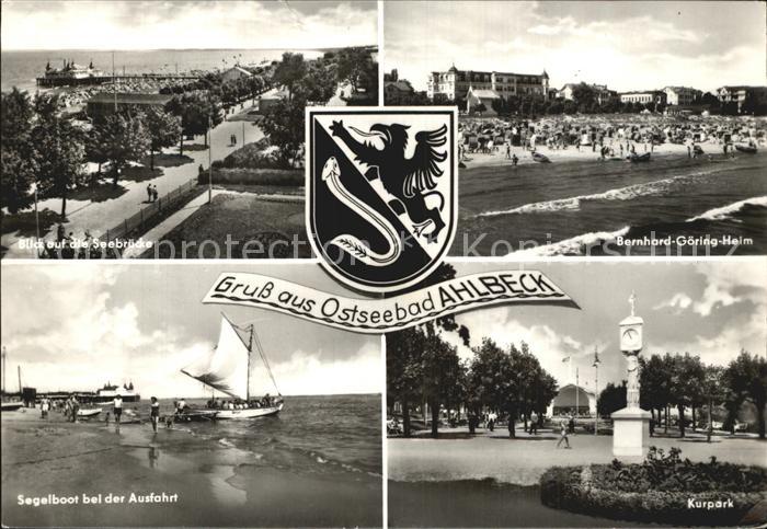 Ahlbeck Ostseebad Seebruecke Kurpark Bernhard-Goering Heim