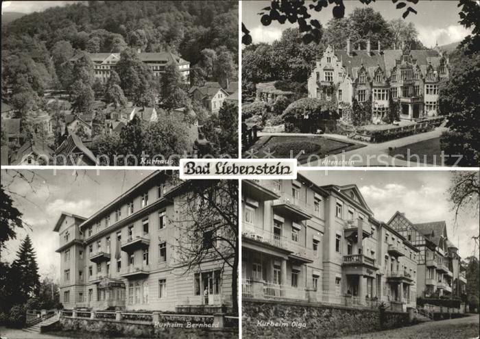 Bad Liebenstein Altenstein Kurheime Olgaund Bernhard Kurhaus