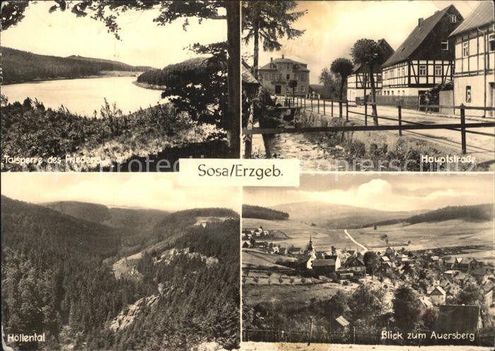 Sosa Erzgebirge Talsperre Hauptstrasse Auersberg Hoellental