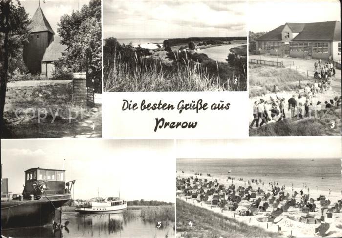 Prerow Ostseebad Strand Hafen