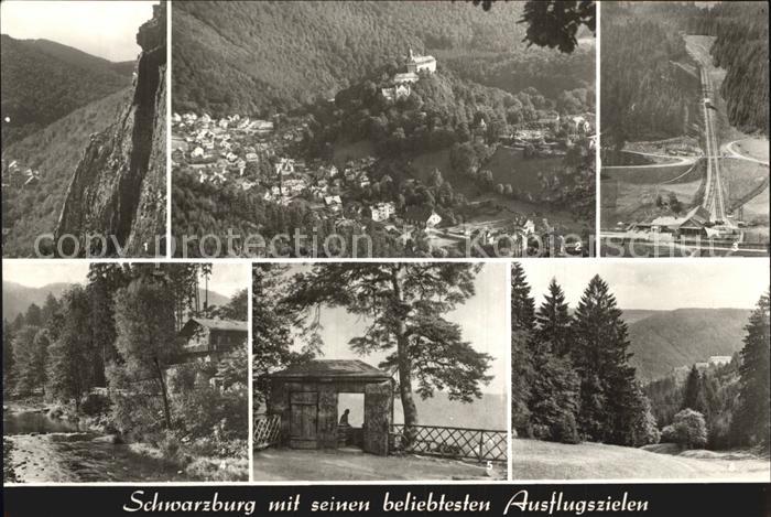 Schwarzburg Thueringer Wald Bergbahn Blankenburg Trippstein Schweizerhaus im Sch