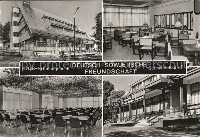 Schmiedefeld Rennsteig Eeholungsheim Deutsch-Sowjetische-Freundschaft