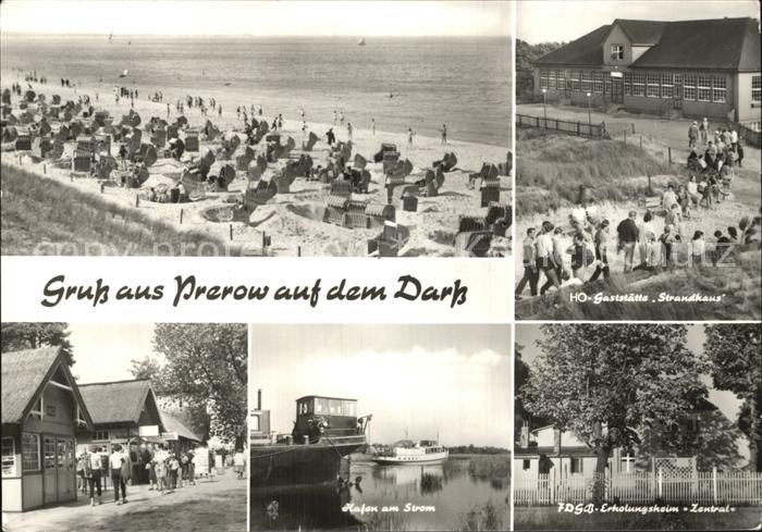 Prerow Ostseebad Strand Restaurant-Strandhaus Hafen