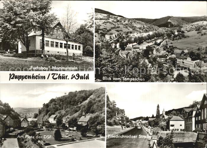 Pappenheim Thueringen Fuchsbau Mommelstein Friedrichsrodaer Strasse
