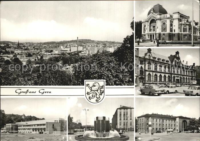 Gera Theater Hauptpost Schwimmsporthalle Osterstein