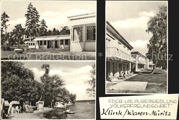 Klink Waren Urlaubersiedlung Voelkerfreundschaft