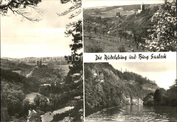 Rudelsburg und Burg Saaleck