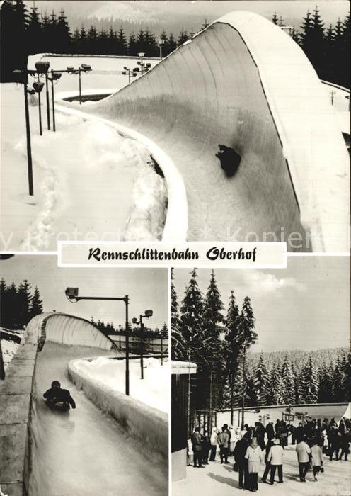 Oberhof Thueringen Rennschlittenbahn