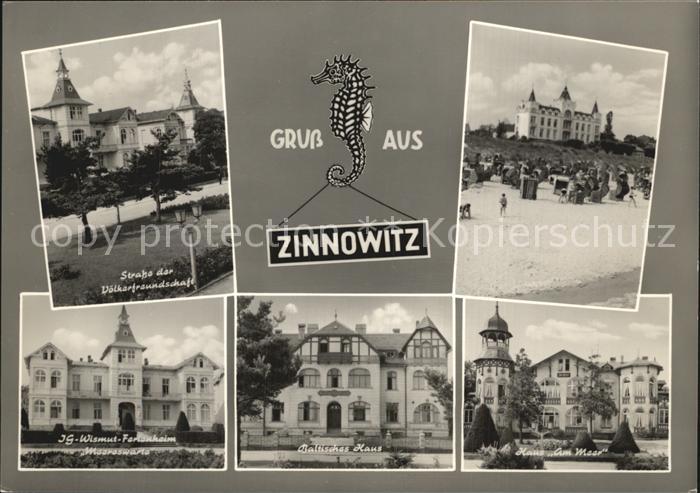 Zinnowitz Ostseebad Strand Haus-am-Meer Ferienheim-IG-Wismut