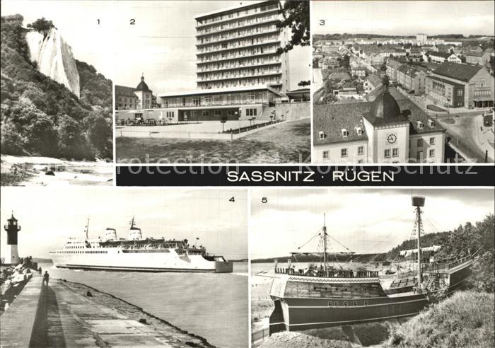 Sassnitz Ostseebad Ruegen Koenigsstuhl Rogen-Hotel MS-Sassnitz