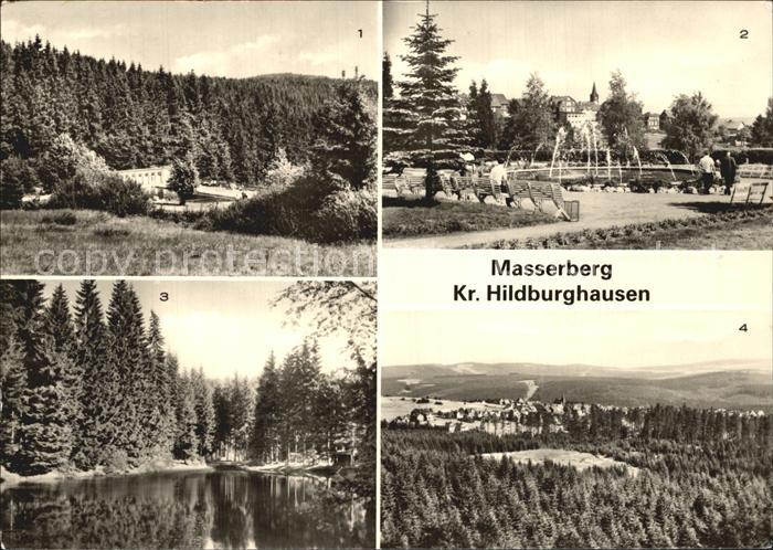 Masserberg Kurpark Werratal Blick von Rennsteigwarte