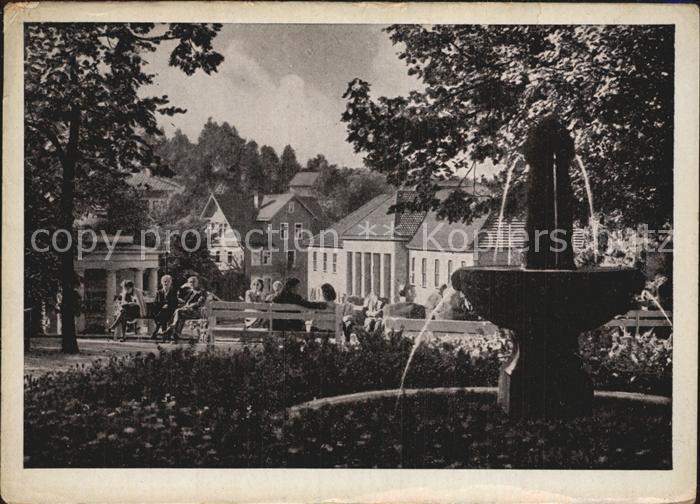 Bad Liebenstein Kurgarten Badehaus Brunnentempel