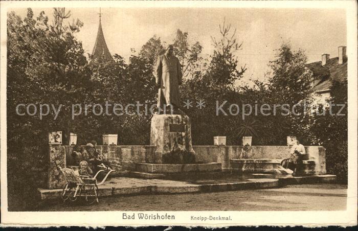 Bad Woerishofen Kneipp Denkmal Statue