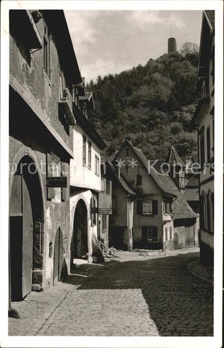 Weinheim Bergstrasse Altstadt Burgruine Windeck