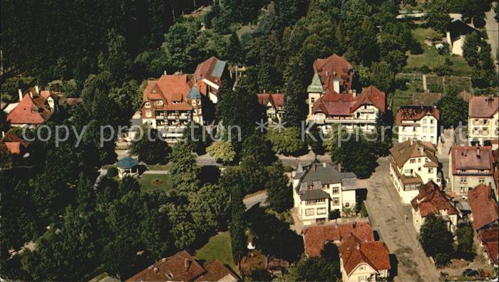 Koenigsfeld Schwarzwald Kurort Fliegeraufnahme