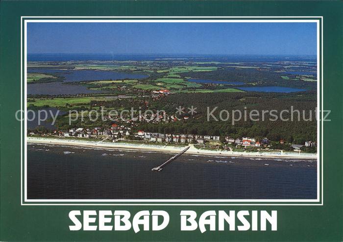 Bansin Ostseebad Insel Usedom Fliegeraufnahme