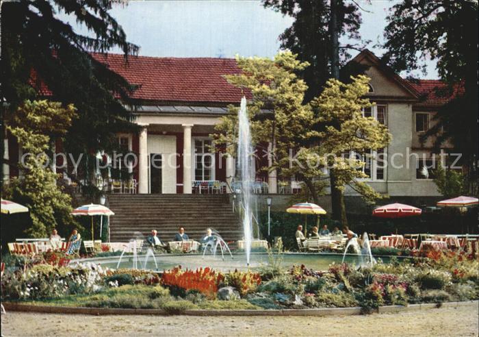 Bad Langenbruecken Bad Schoenborn Rheuma Krankenhaus Kurhaus Sigel KG Springbrun