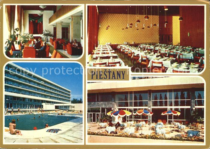 Piestany Liecebny dom Balnea Splendid Hotel Restaurant Festsaal Swimming Pool