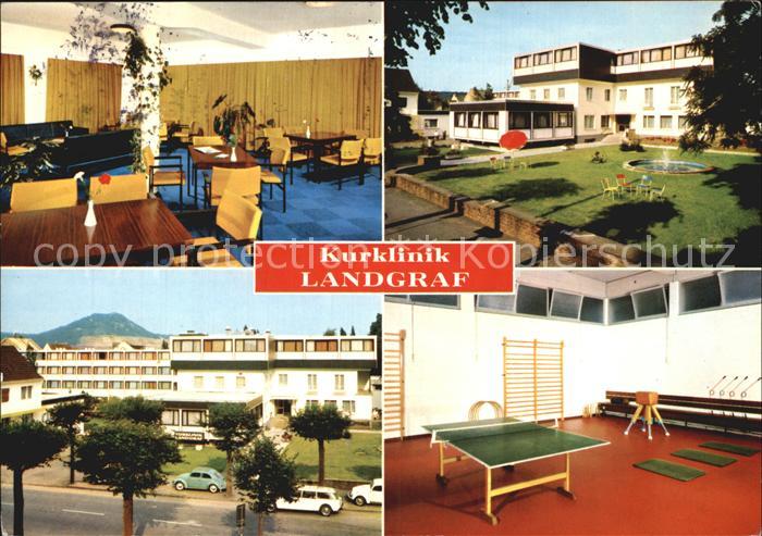 Bad Neuenahr-Ahrweiler Kurklinik Landgraf Garten Sporthalle Tischtennis