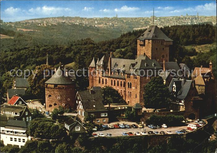 Burg Wupper Schloss Wahrzeichen des Bergischen Landes Silhouette Stadt Remscheid