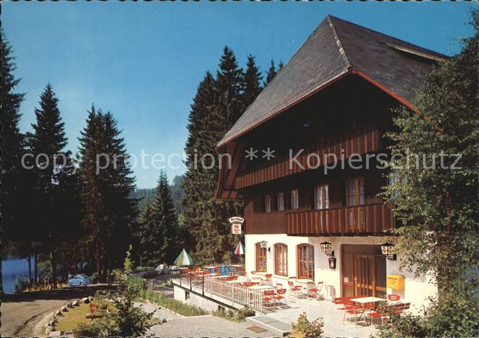 Altglashuetten Hotel Pension Seehof Windgfaellweiher Terrasse