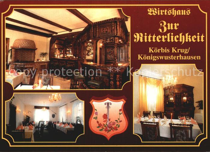 Koerbis Krug Wirtshaus Zur Ritterlichkeit Restaurant
