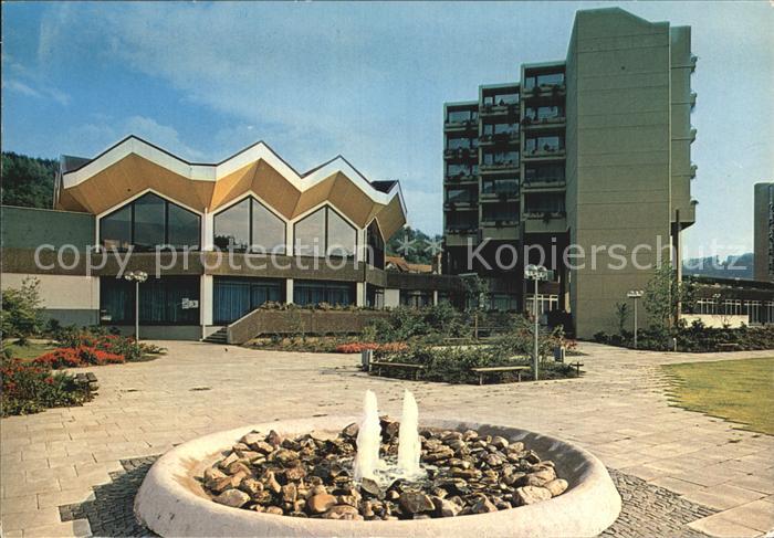 Bad Karlshafen Staedtisches Kurhaus Springbrunnen